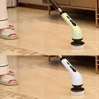 Electric Spin Scrubber 2 Speeds Cordless Handheld Scrub Brush Bathtub Cleaner Cleaning Brush Electric Household Bathroom