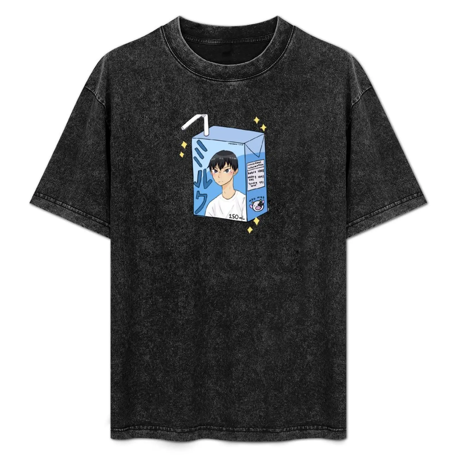 

kageyama milk T-Shirt Novelty Graphic Tee Shirt