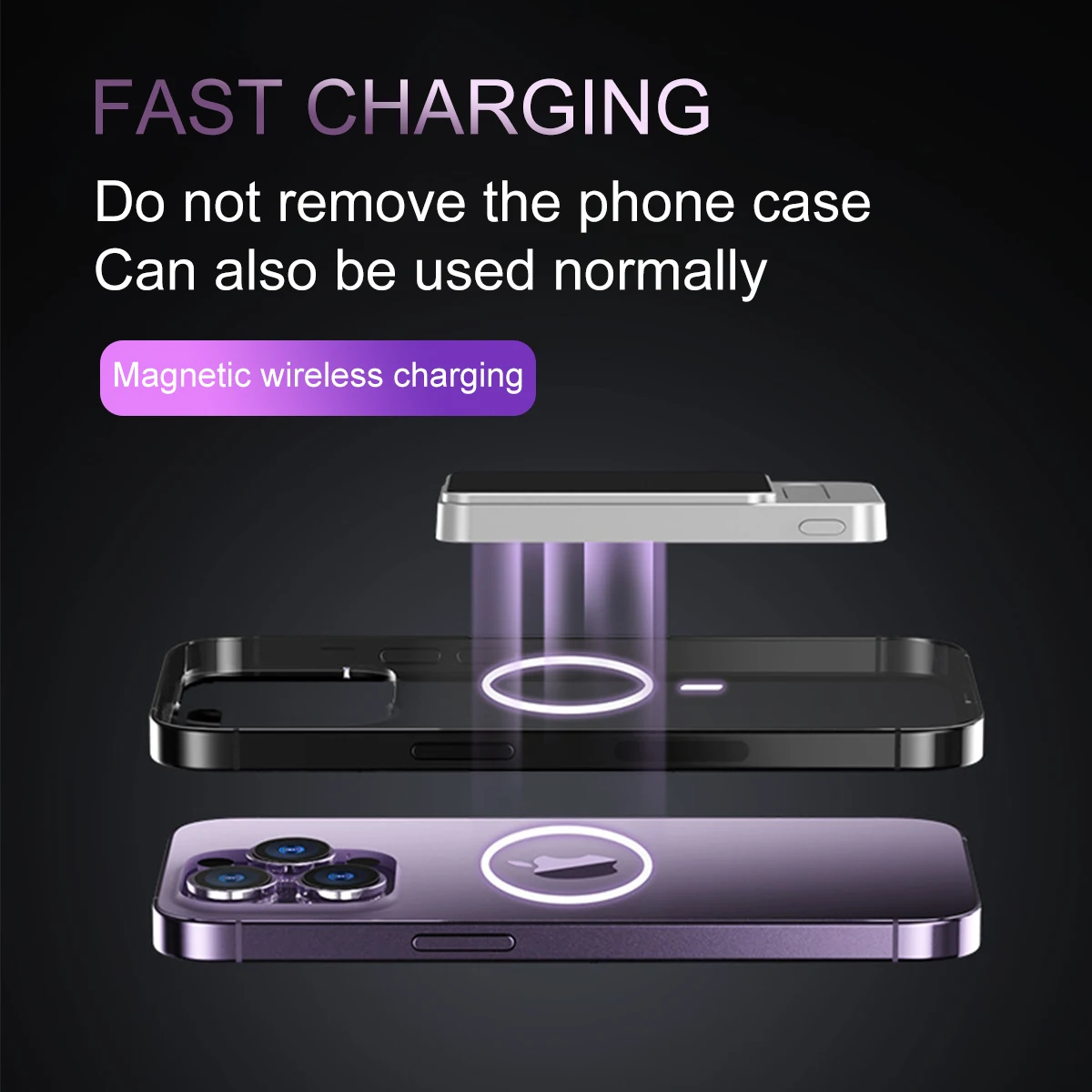 

10000 мАч Магнитное беспроводное зарядное устройство Qi Power Bank 22,5 Вт Мини Powerbank для iPhone 11 12 13 14 15 Samsung Huawei Быстрая зарядка
