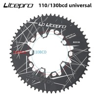 LP Litepro folding bike chain wheel 110/130BCD oval 52 54 56 58 60T universal road bike drive disc accessories