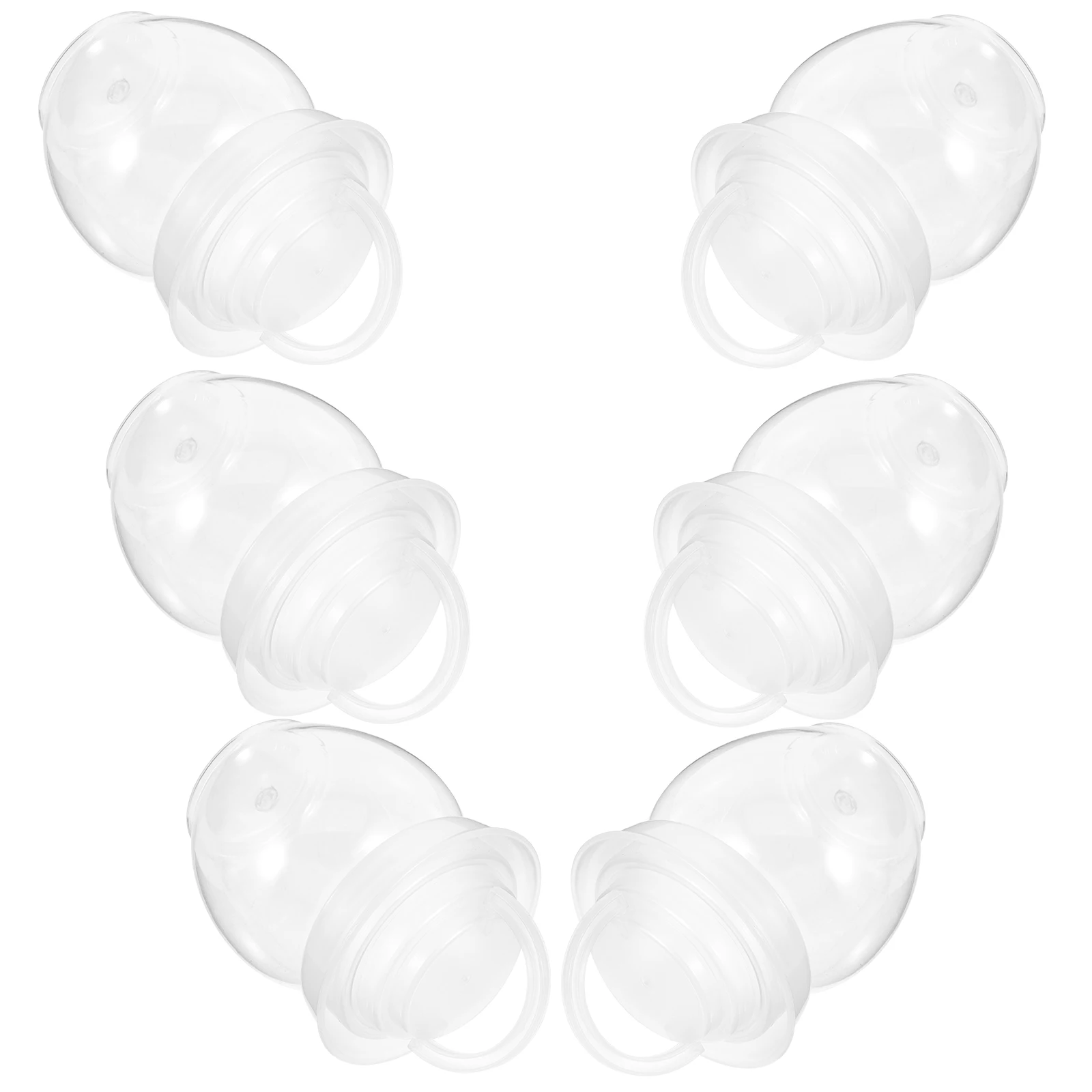 

6 Pcs Fermenting Airtight Design Jar Jars Transparent Pickle Tank 200ml Airtight Vegetable Storage Kitchen Container