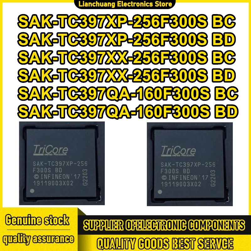

Микросхема BGA-292 SAK-TC397XP-256F300S BC BD, SAK-TC397XX-256F300S BC BD, SAK-TC397QA-160F300S BC BD, 100% новая, оригинальная, в наличии