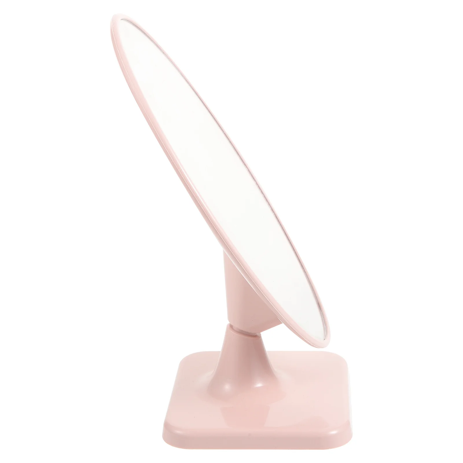 Stylish Desk Mirror Aesthetic Oval Vanity Mirror Clear View Durable Base Perfect Gift for Women Makeup Artists Home Decor