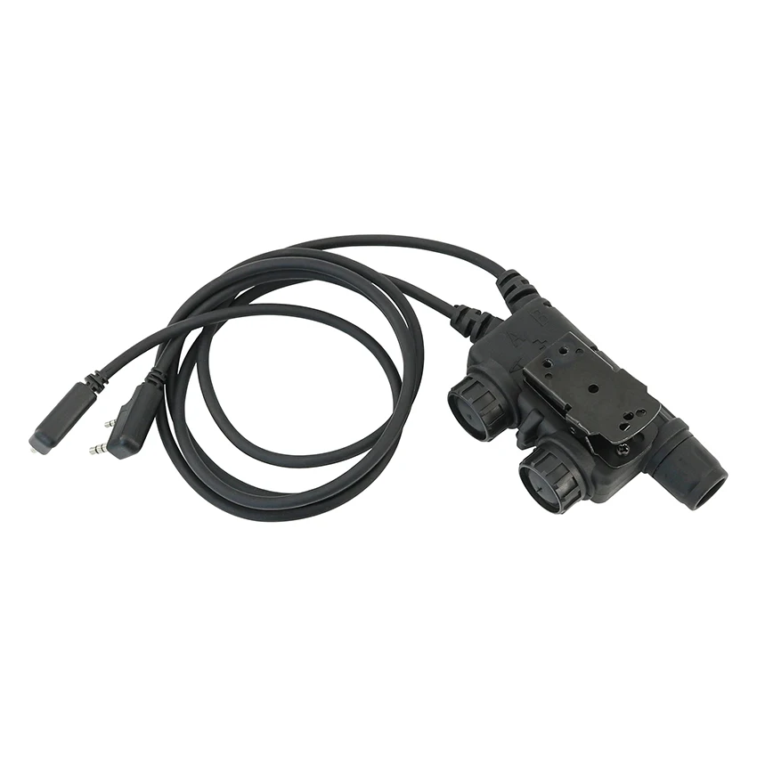 Imagem -05 - Adaptador Militar Tático ts Tac-sky Dual v2 U94 Ptt Compatível com Peltor Msa Earmor Fcs Amp Fone de Ouvido Tático Comtac