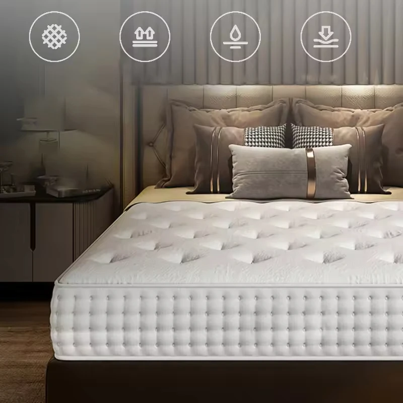 #Hypo-allergenic Sleep Orthopedic Latex Memory Foam Mattress Single Queen Full Twin Size Pocket Spring Mattress