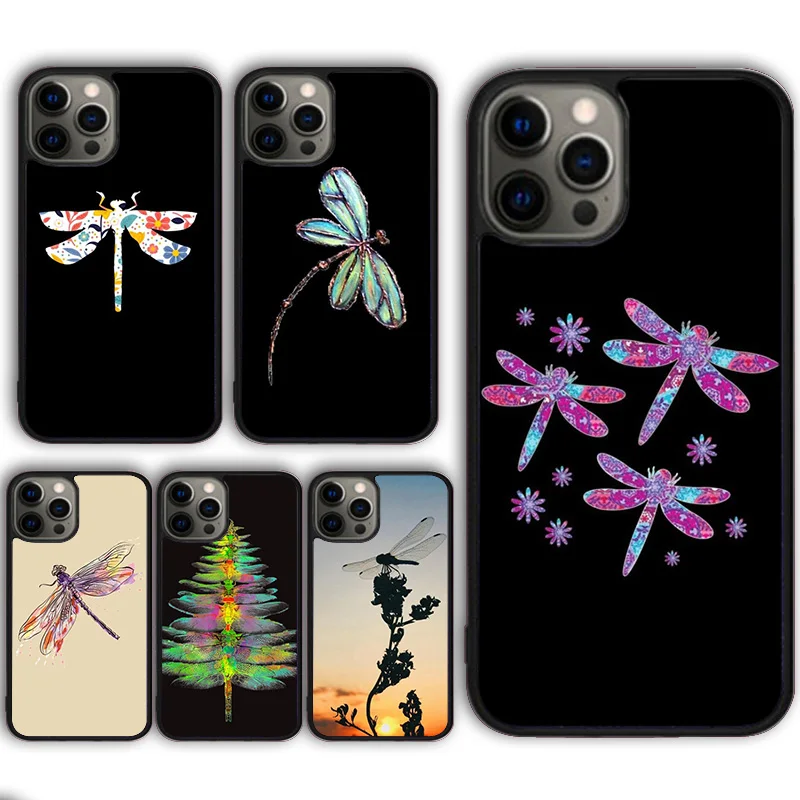 Dragonfly Insect Phone Case Cover for iPhone 16 15 SE2020 13 14 11 12 Mini Pro Max 6 7 8 Plus  coque fundas Shell