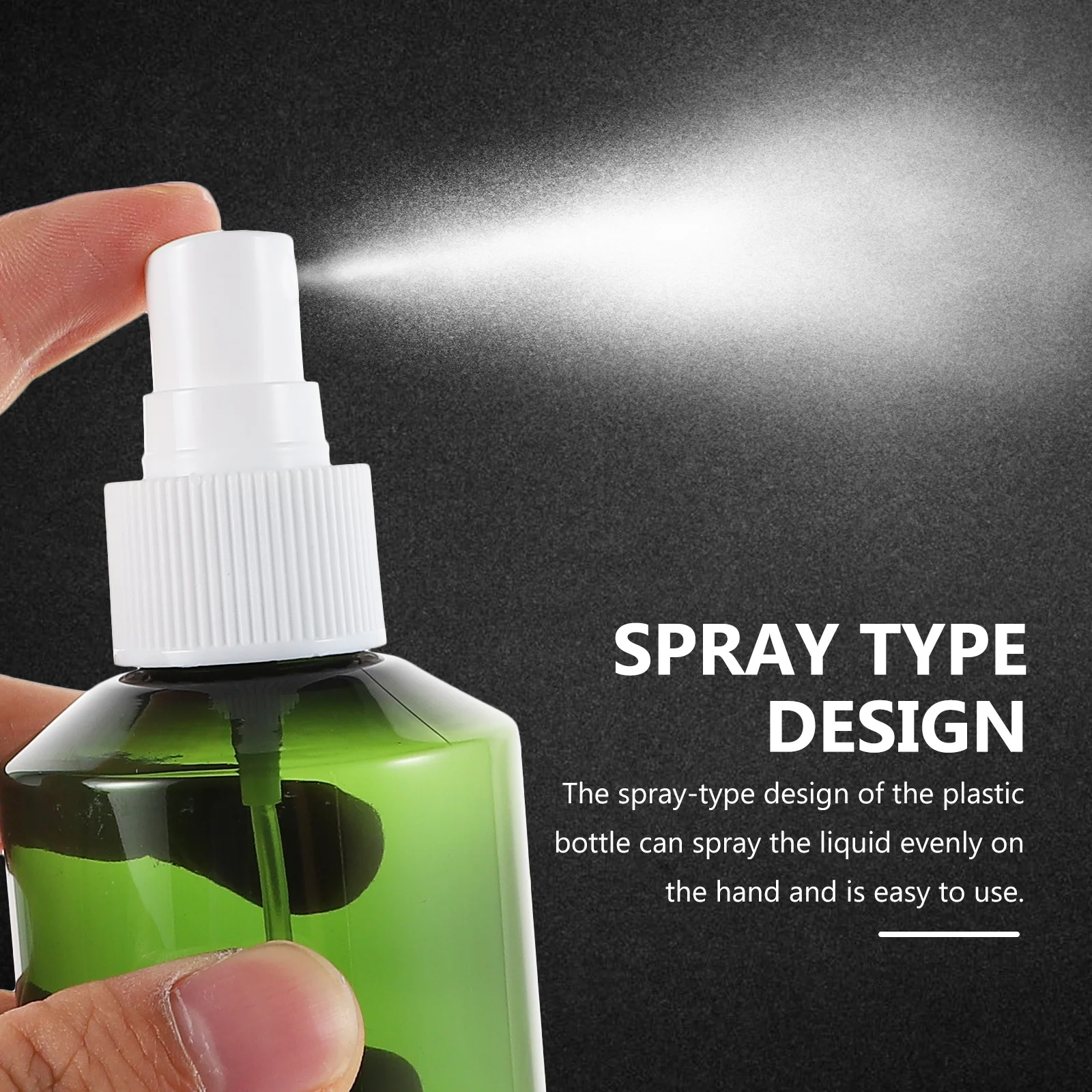 

5pcs Spray Bottles Plastic Travel Dispenser Empty Refillable Airtight Lightweight Portable Storage Bottle For Travel Outdoor Use