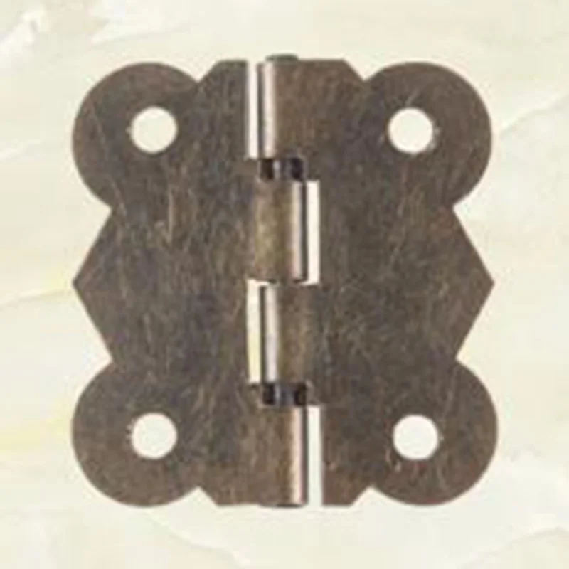 16Pcs/set Vintage Antique Bronze Jewelry Wooden Box Case Toggle Hasp Latch With Cabinet Hinges Furniture Accessories Hardware