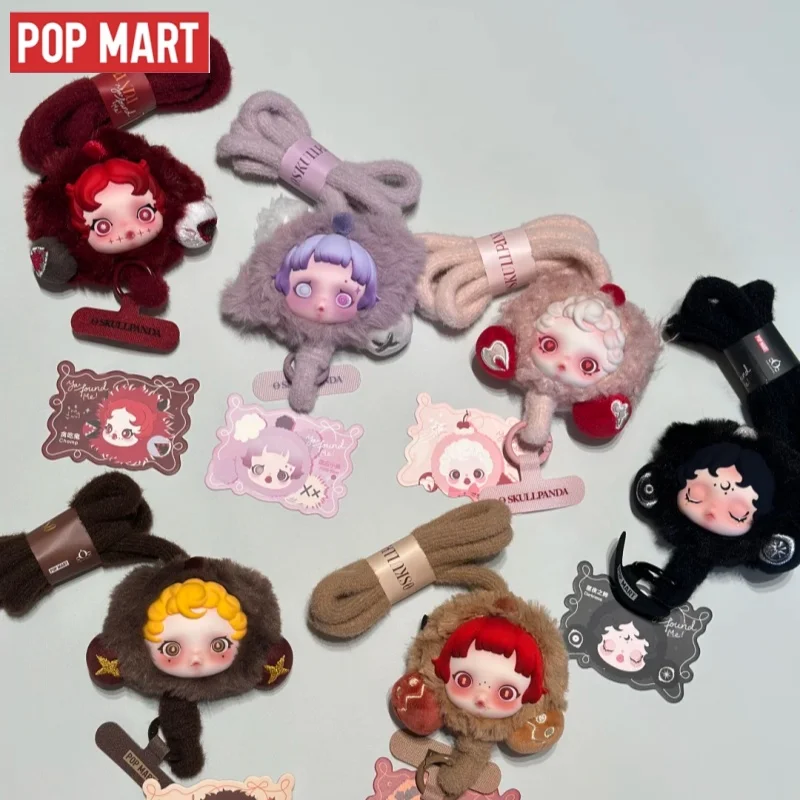 

POP MART SKULLPANDA YOU FOUND ME Series Mobile Phone Lanyard Blind Box Kawaii Anime Action Figure Mystery Box Christmas Gift