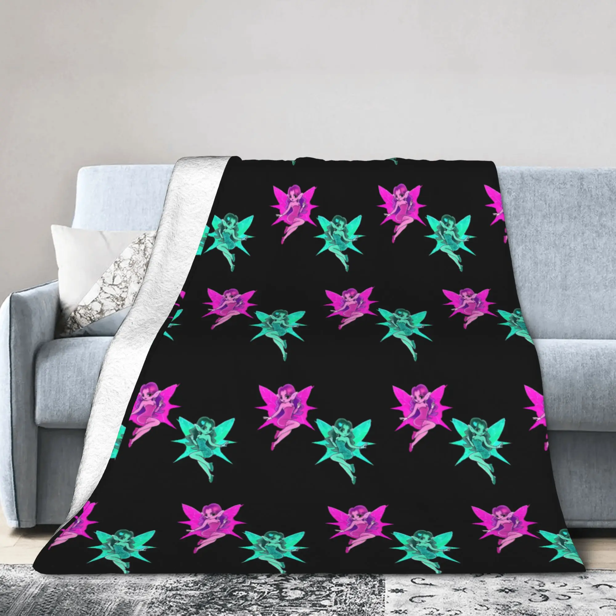 Omar Courtz Singer Blankets  Plush Vintage Warm Throw Blanket for Bedspread  Winter