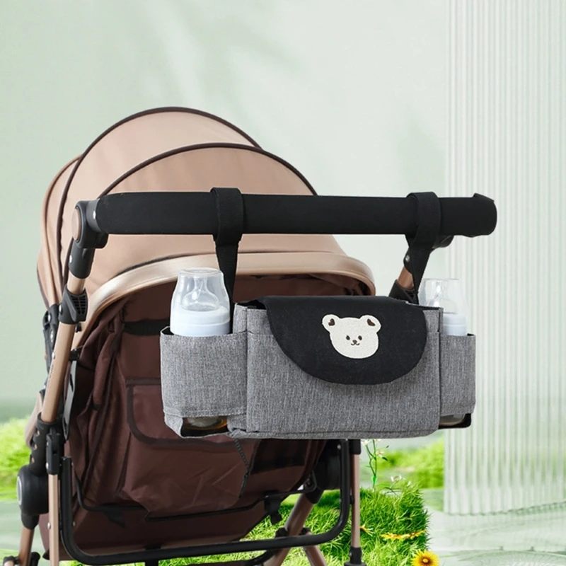 Portable Baby Buggy Organiser Baby Pushchair Pram Cup Holder Bags Mummy Bag Universal Organiser Lightweight Pouches