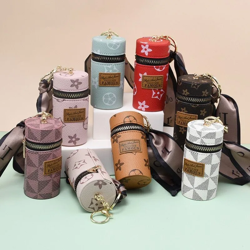 

European and American Old Flower Change Bags, Small Bag Pendants, Earphones, Mouth Red Envelopes, Keys, Mini Storage Bags