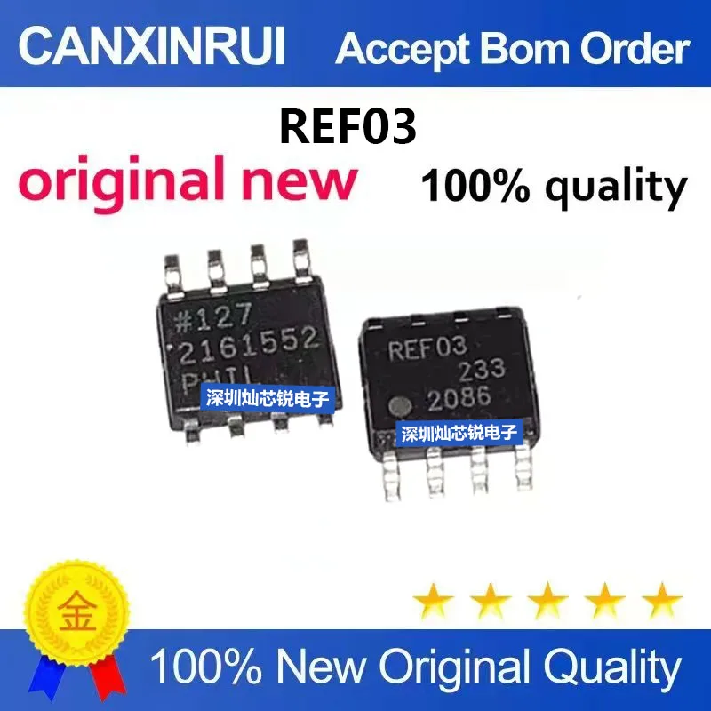 (5-100pieces)Brand New Original REF03 REF03GSZ SMD SOP8 Precision Voltage Reference IC