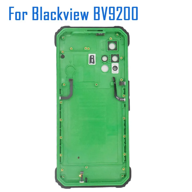 New Original BV9200 Battery Cover Back Cover With Receiver Fingerprint Mic And Rear Camera lens Cover For Blackview BV9200 Phone