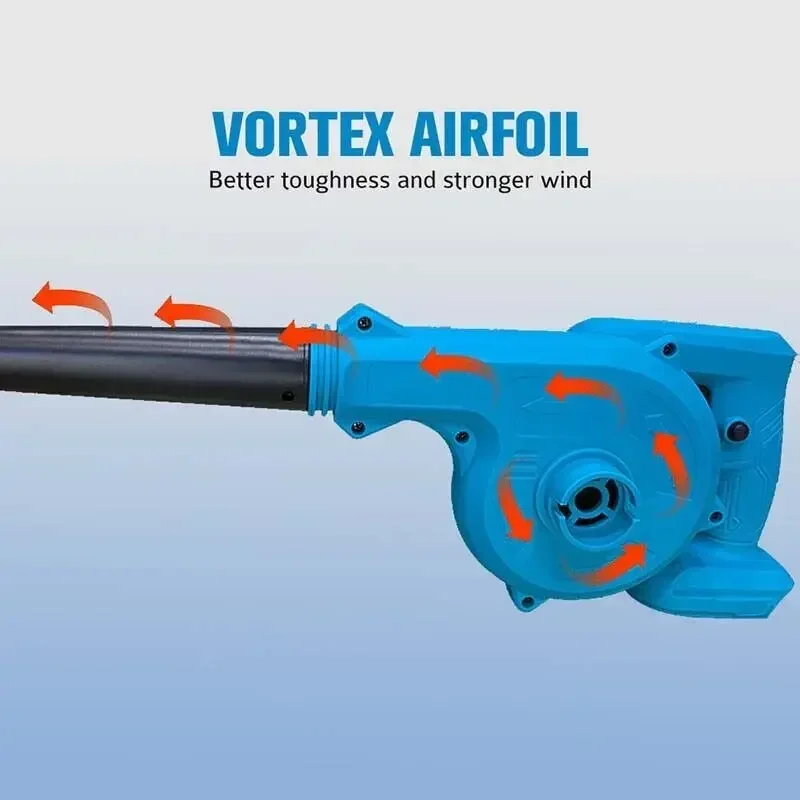 Cordless Electric Air Blower  Handheld Leaf Blower Dust Collector Sweeper Garden Tools For Makita 18V Battery