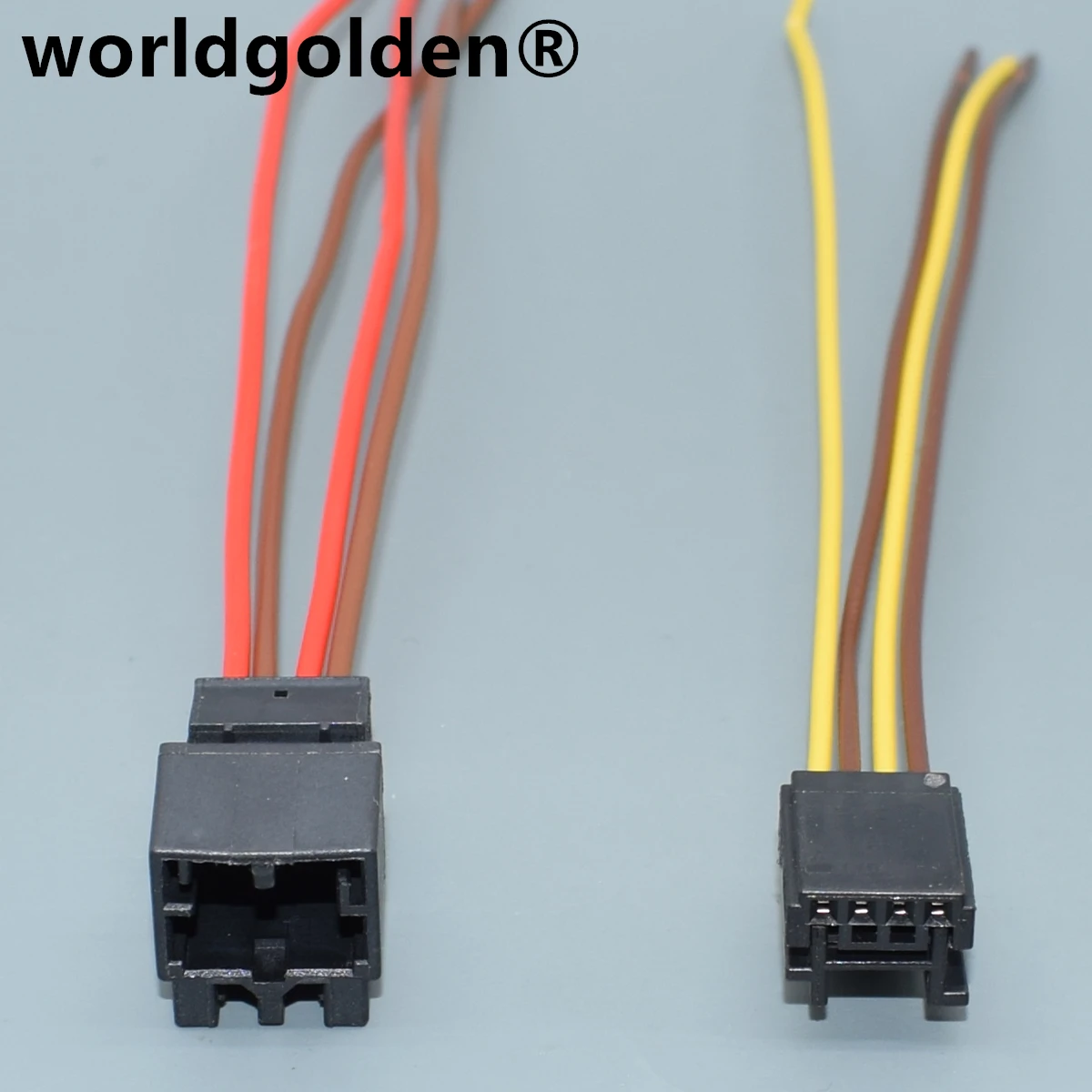 worldgolden 4 Pin 8K0973754 8K0972994 Door Lifter Switch Plug 8K0 973 754 Auto Wiring Harness Socket For VW Audi