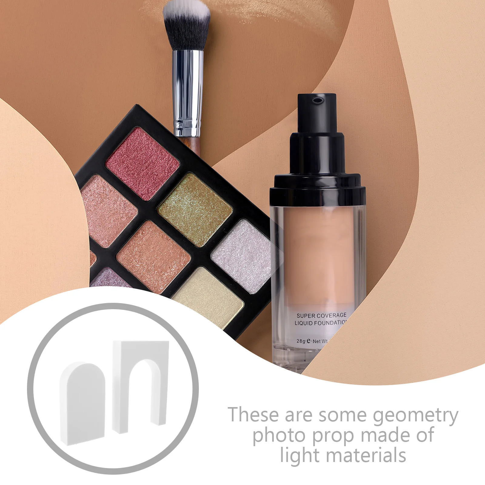 

2pcs Photo Props Cube Photography Background For Jewelry Cosmetics Makeup Food Styling Product Shoots Studio Decor