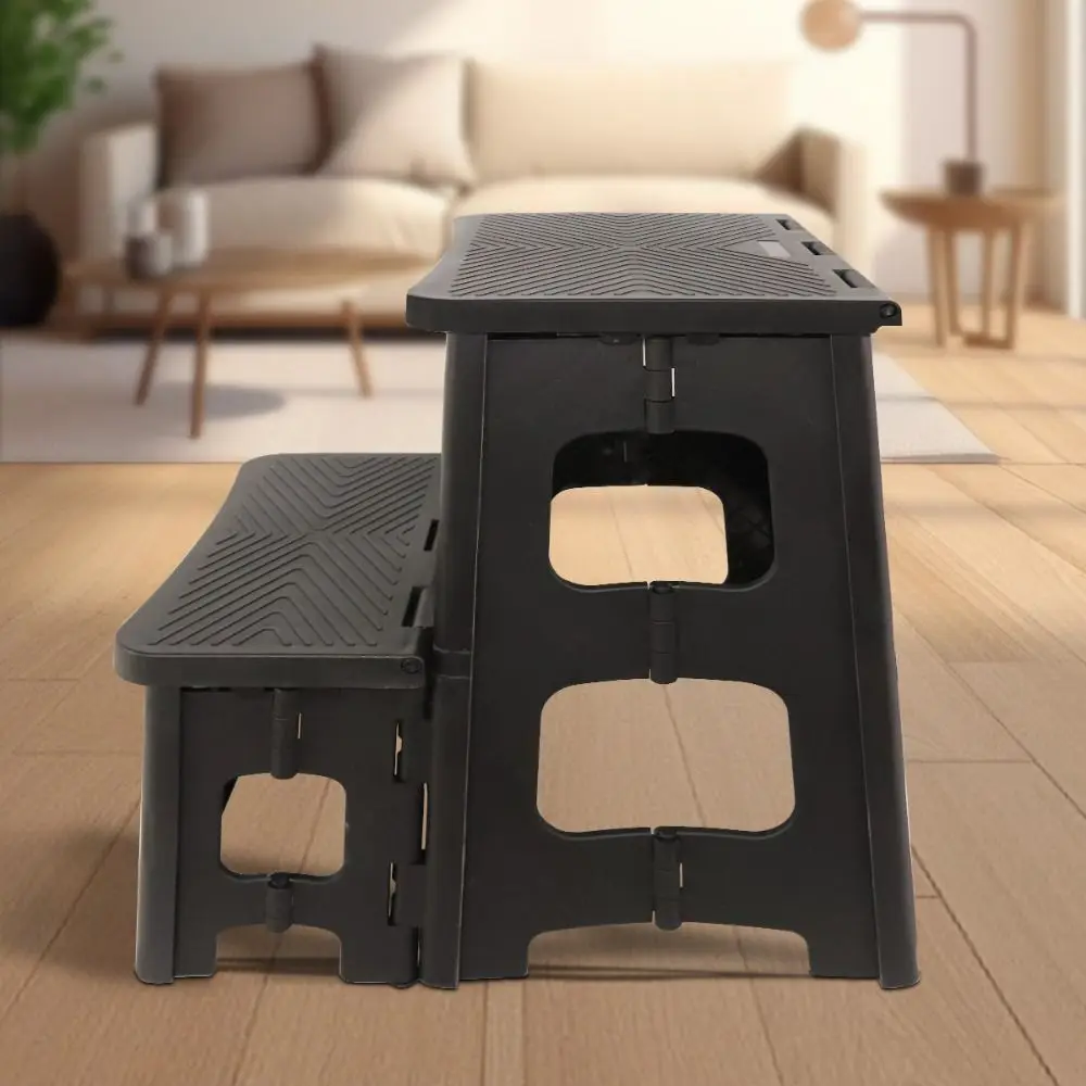 

Multi Functional Foldable Stool Stable Support Anti Slip Folding Ladder Thickened Plastic Portable Folding Step Stool Household