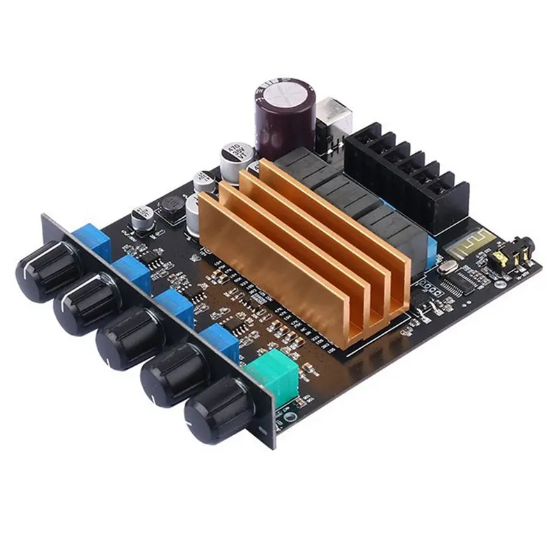 

TPA3221 Digital 2.1-Channel Class-D High-Power Fidelity HIFI Audio Amplifier Board Bluetooth 5.0 For Subwoofer Audiophile
