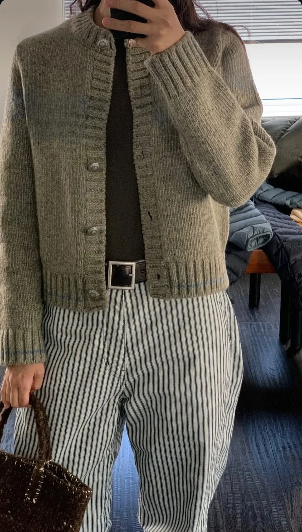 

Nordic Snowflake Knitted Open Cardigan Women's Loose Fit Long Sve round Ne Pullover Color Blo Preon Autumn Winter New ...