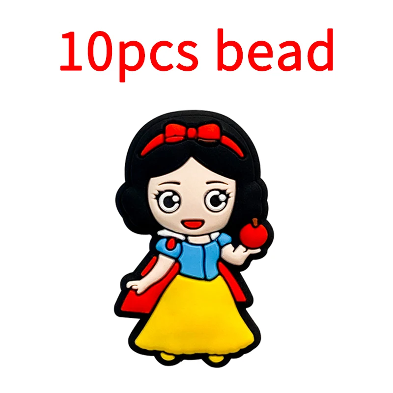 10 قطع ديزني سيليكون حبة الطفل هوة حبة حامل سيليكون الدمية مصاصة سلسلة الملحقات BPA خالية مخصصة