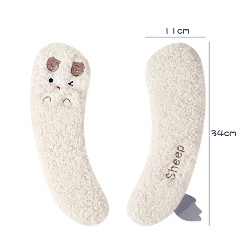 Thickened Warm Plush Sterile Toilet Seat Cover -1 Pair, Adhesive, Suitable for All Seasons, Hand Washable Polyester Material - view 2