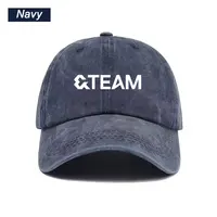 Kpop &TEAM Baseball Cap Washed Printed Trucker Style Unisex Cotton Streetwear Korean Fashion Summer Sun Hat 3