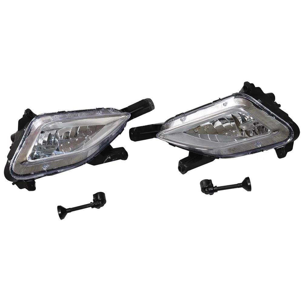 

Hyundai Sonata 2015-2017 Fog Lights Pair - Complete Front Set w/ Bulbs | Premium Black Housing