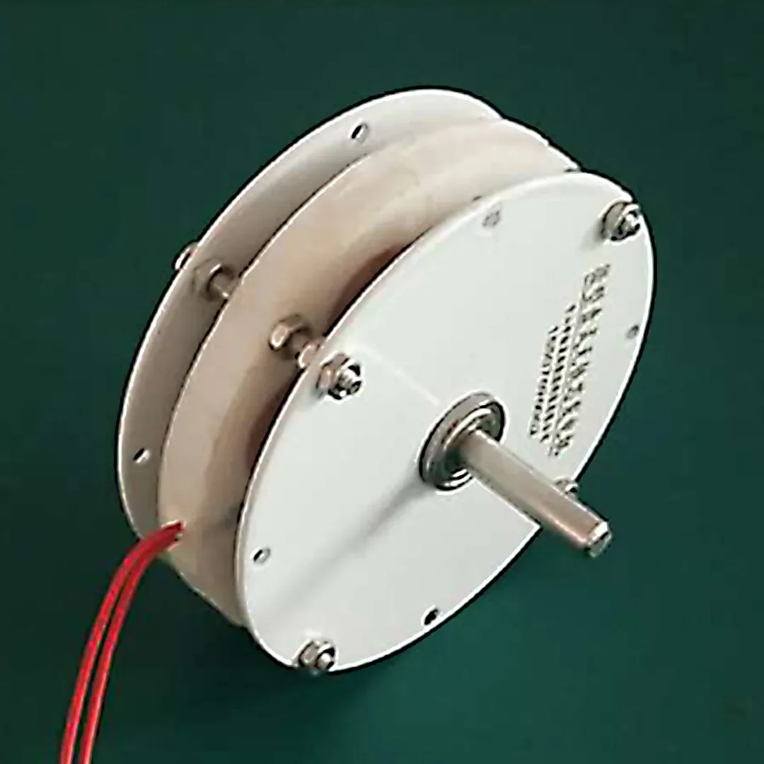 25W Disc Ironless Micro Generator Permanent Magnet USB Output For Emergency LED Light Mobile Phone Protable Charging