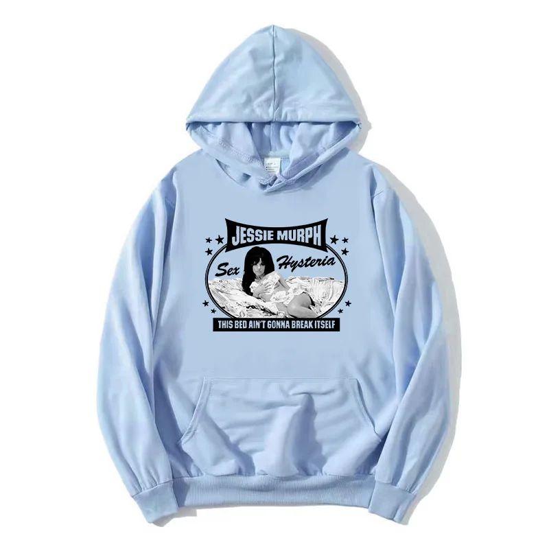 Jessie Murph Sex Hysteria Bed Hoodies Long Sleeve Fashion Female Sweatshirt Graphic Printing Pullovers Hooded Fleece Women Hoody