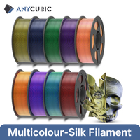 ANYCUBIC Dual-Color Silk Filament Silk Texture FDM 3D Printer PLA Filament Shine Bright Multicolor Silk 3D Printing Material