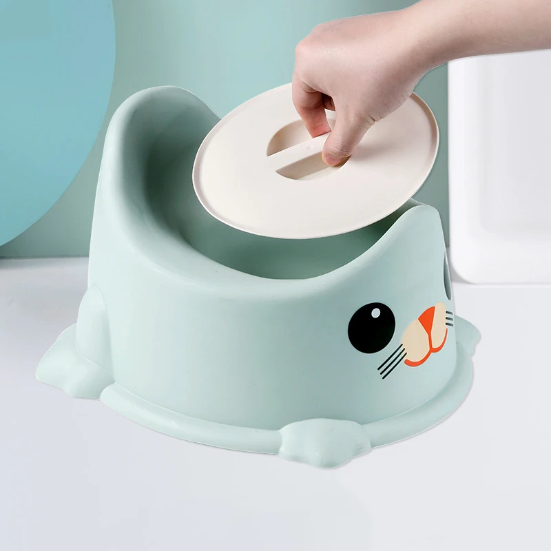 Baby Potties & Seats Kids Toilet Training addensato Boys Girls Pot Infant Urinal Basin Smooth Potty sgabello Travel Toilet Outdoor