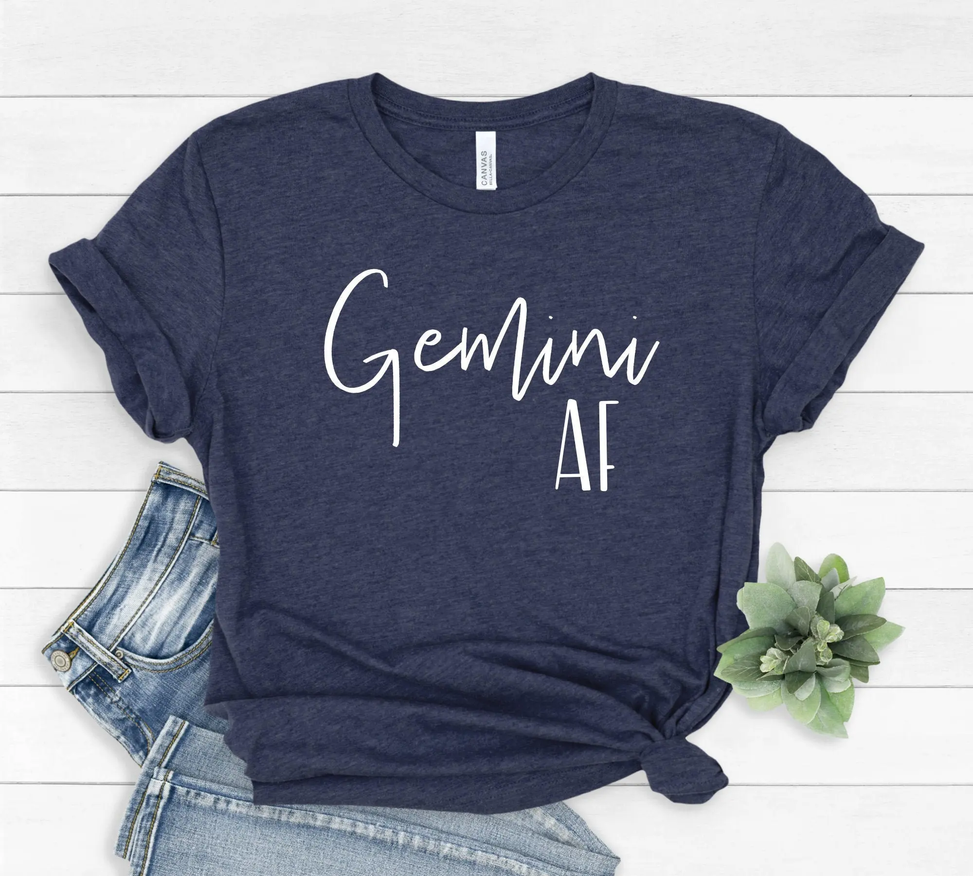 Gemini AF shirt astrological sign birthday gift idea personalized