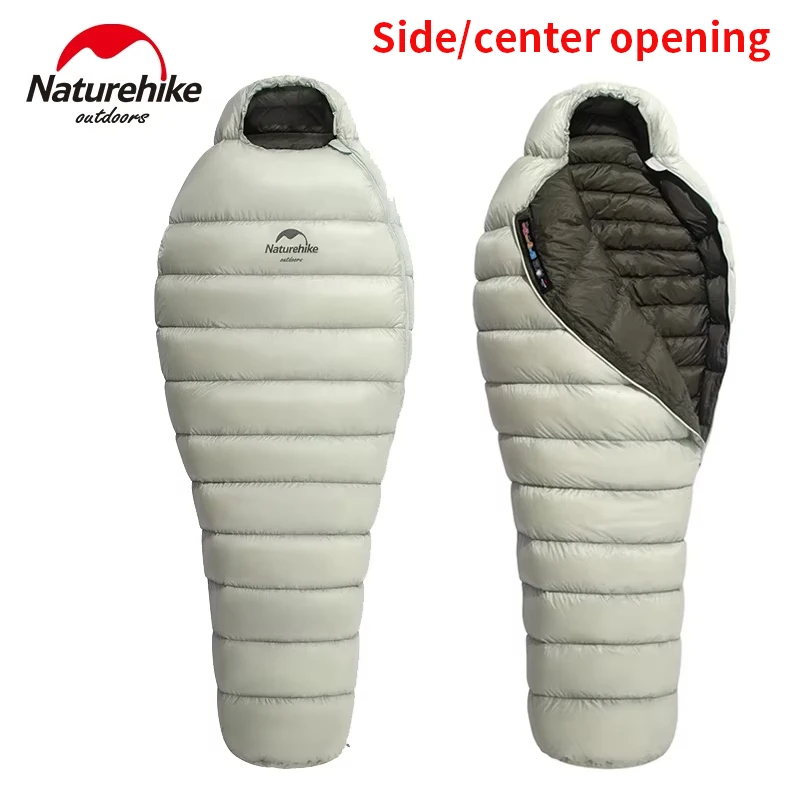 Naturehike FIREWORKS 860FP Goose Down Sleeping Bag Ultralight Winter Sleeping Bag Adult Mummy Style Thickened Keep Warm -9℃~9℃