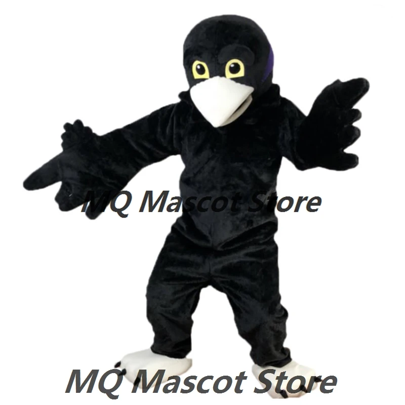 

Black Crow Mascot Costumer Cartoon Doll Birds Cosplay Costumer Birthday Character Outfit Attractive Party Maskote Adult carnival