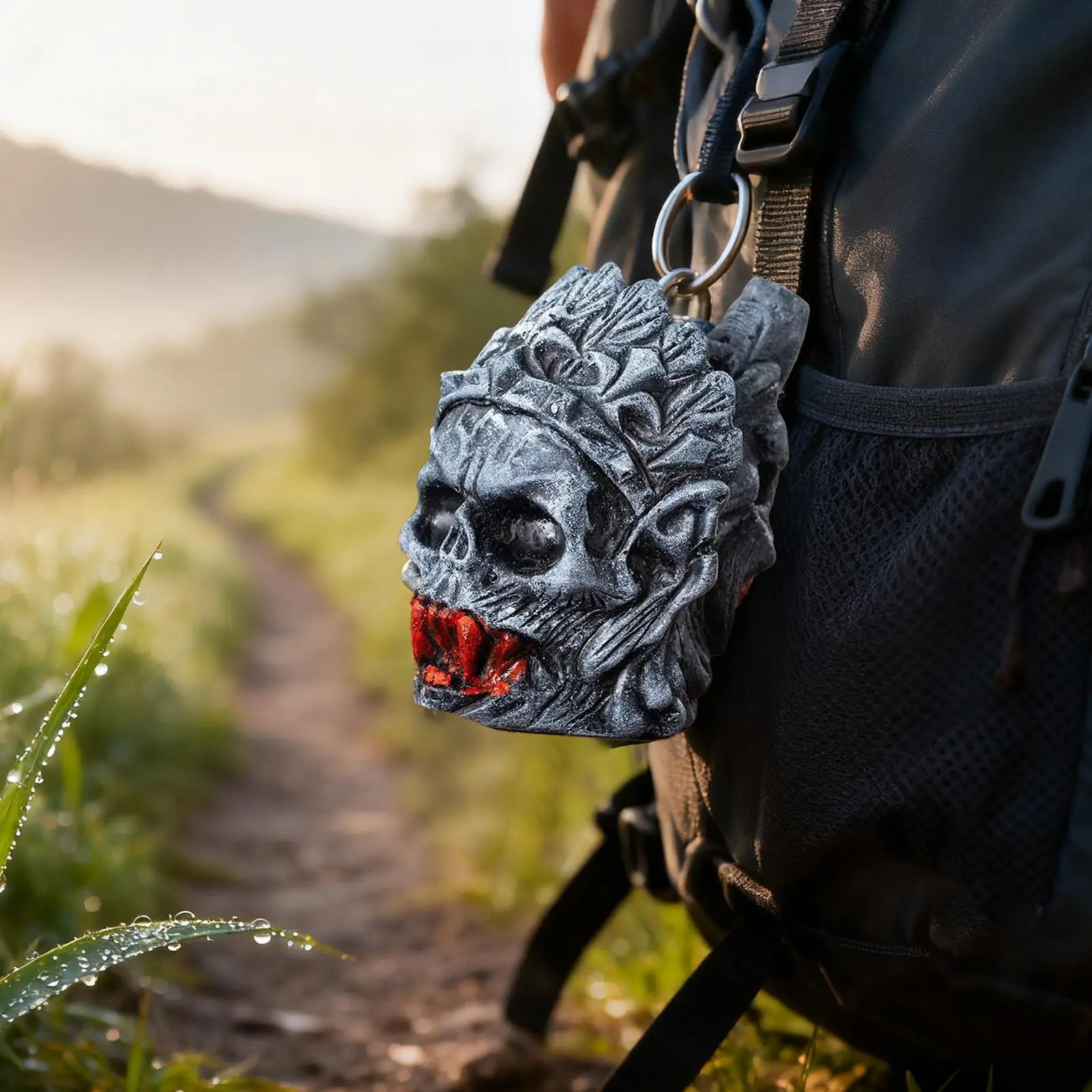 الأزتيك الموت صافرة هالوين مصاص دماء جو مخيف الداعم المحمولة التخييم المشي لمسافات طويلة ملعب لوازم ألعاب الحفلات #4