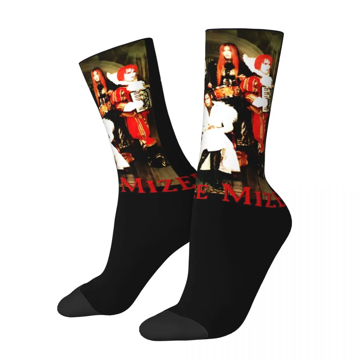 

Colorful Malice Mizer Visual Kei Rock Band Design Cozy Crew Socks All Seasons Japanese Super Soft Crew Socks Sweat Absorbing