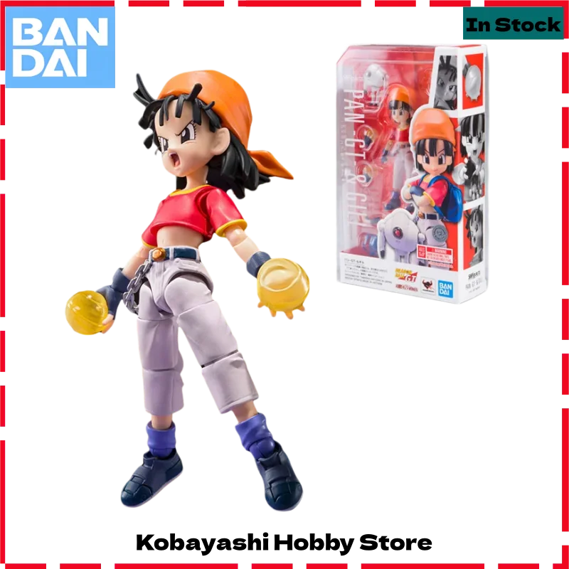 

Bandai Genuine SHF Dragon Ball Pan GT & GILL Anime Action Figure Joints Movable Collectible Model Toys Ornaments Gift for Kids