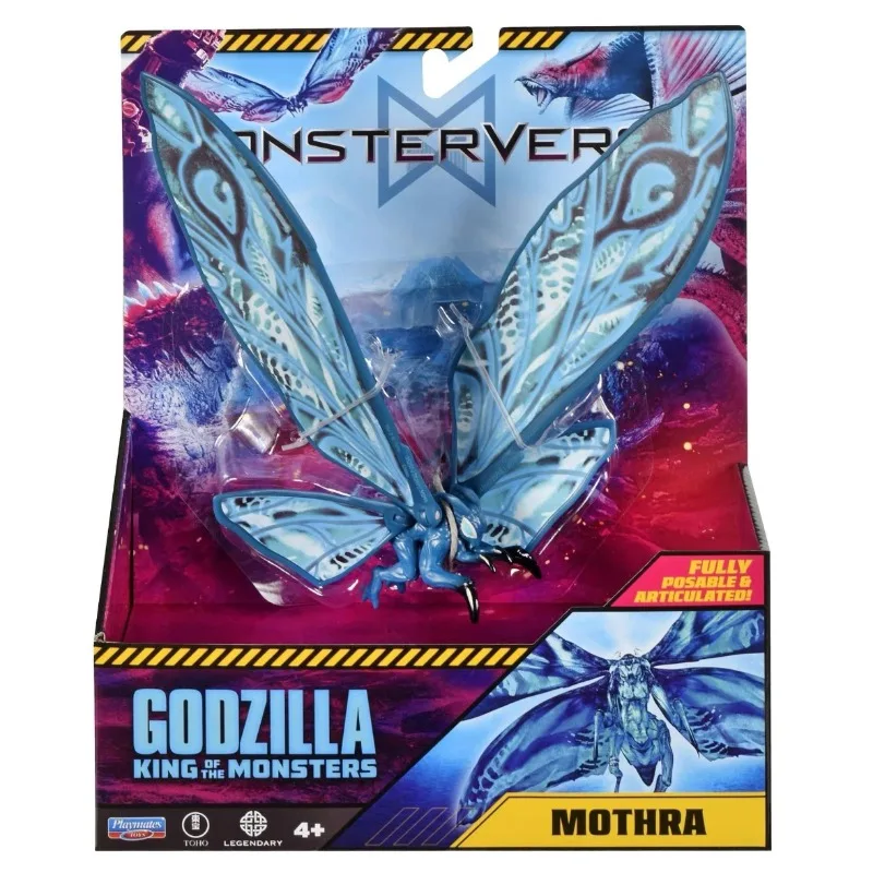 2025 New Playmates Empire Godzilla Vs Kong Action Figure MOTHRA FROST VARK Skar King Shimo Model Toys Collect Ornaments