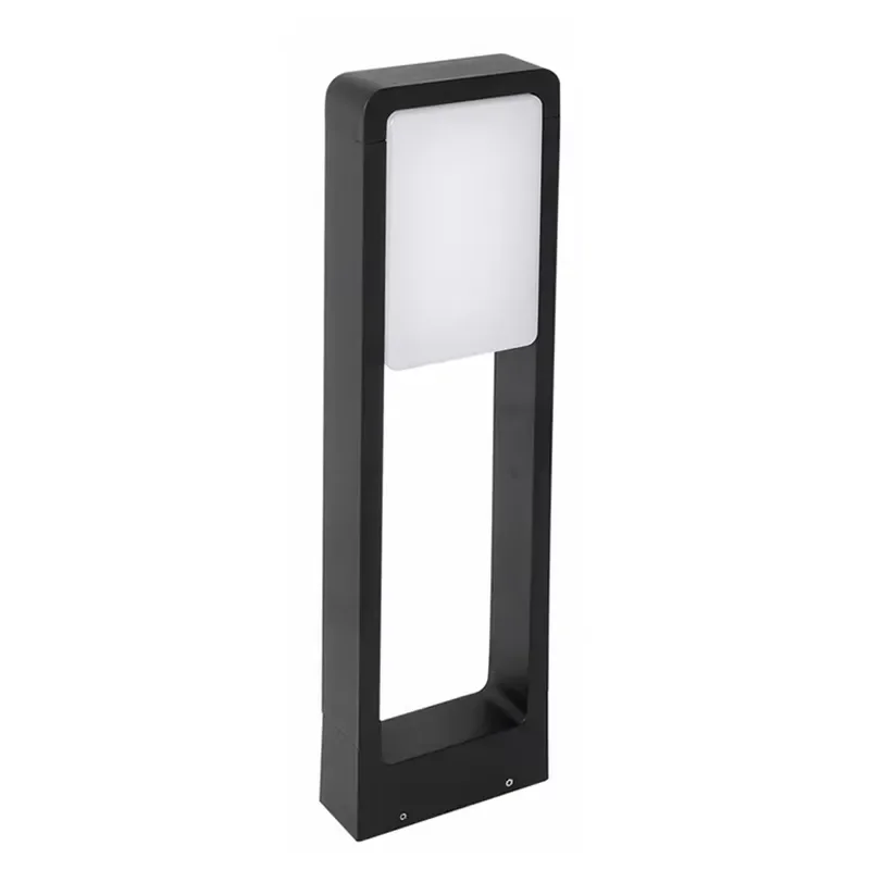 Outdoor In-Ground Landscape Bollard Light Concrete Led Path Lights Aluminium Thin Pathway Garden Lawn Lights