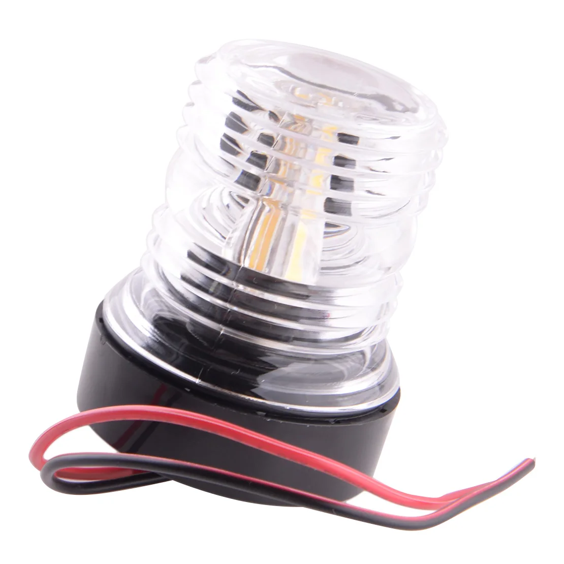 

12V/24V Universal Marine Boat Pontoon Yacht Plastic Navigation Anchor Signal 360 Degree Round LED Light Lamp 2.5W 4000~4500K