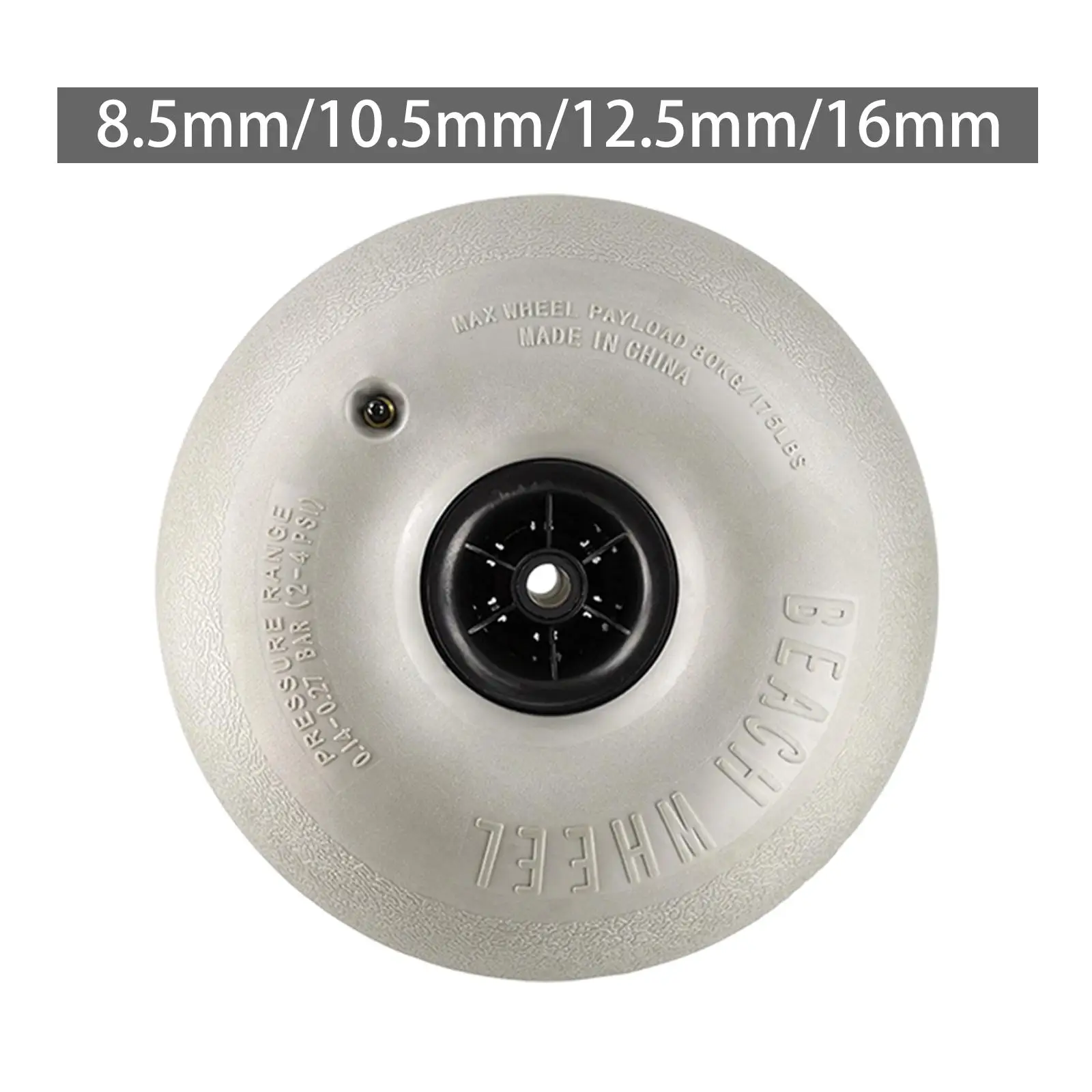 PVC Balloon Wheels for Dinghy Kayak Cart Inflatable Sand Wheel Replacement for Outdoor Fishing Wagon