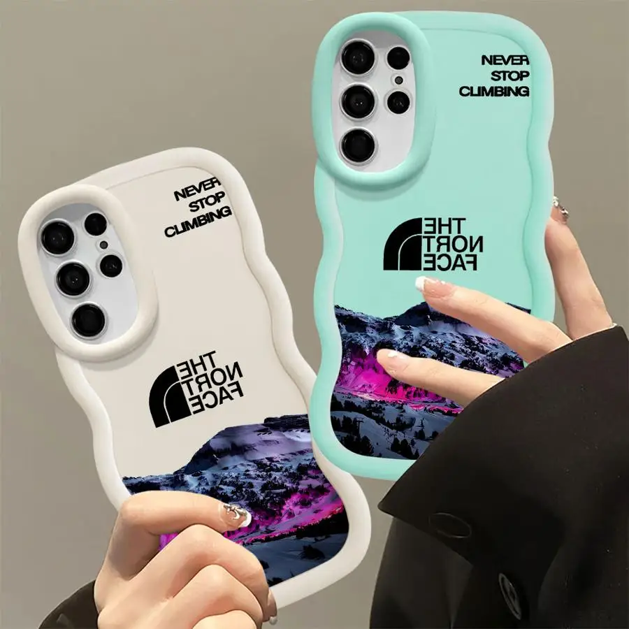 Mountain Peak Aircraft Case for Samsung Galaxy S26 S22 Ultra S24+ S20 FE S25 S24 S25+ S23 Plus S21 Soft Phone Cover