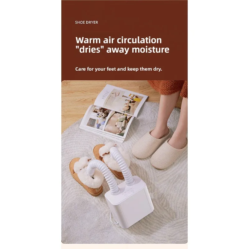 Shoe Dryer Machine Boot Dryer Gloves Heater Adjustable Length Dehumidifier Quick Drying System Footwear Garment Dryer Travel