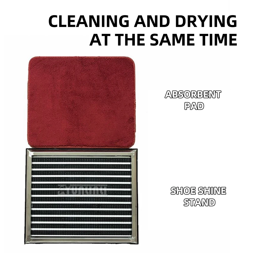 Semi-Automatic Shoe Cleaning Brush Mat Sole Cleaning Machine Home Use Shoe Polishing Tool