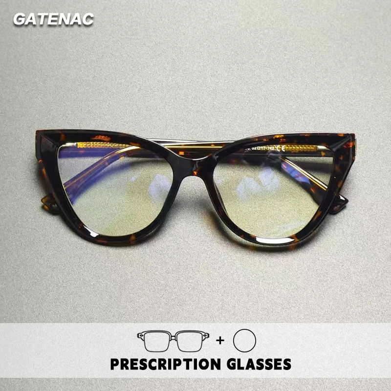 

Gatenac Fashion Reading Glasses Cat Eye Anti Blue Light Prescription Glasses Women Photochromic Progressive Multifocal Eyewear