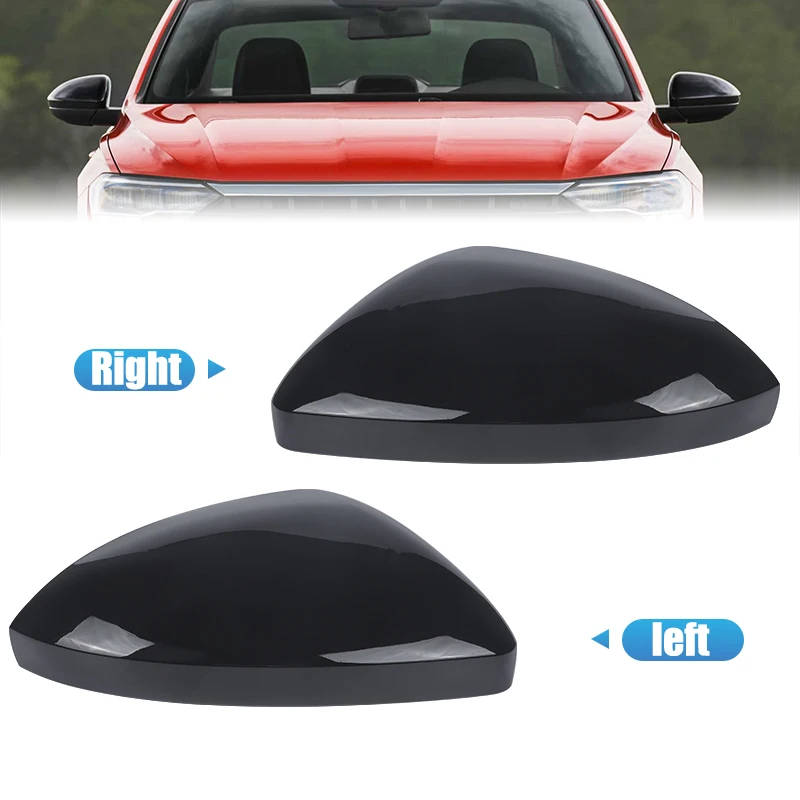 

Глянцевые черные/белые накладки на боковые зеркала на крыло двери для Volkswagen Jetta 2019 2020 2021-2025 17A-857-537/17A-857-538 Автозапчасти