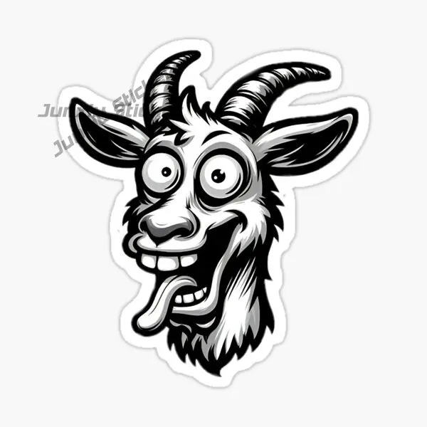 

Creative Goat Grazing Grass Eating Car Stickers Vinyl Self-Adhesive Waterproof Creative Car Accessories Decoration Decals