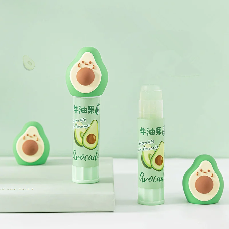 

Avocado 9g Jelly Solid Glue High Viscosity Cute Children Handmade Glue Student Slow Stick Jelly Glue Guns Sticks Tapes Adhesives