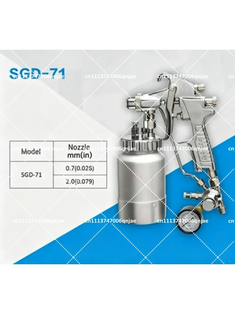 Professional Dishevel Spray Gun Multicolor Painting Pistol Pneumatic Tools Decoration Paint Spray